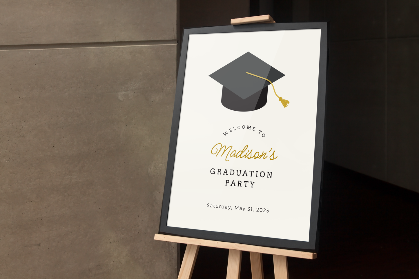 Graduation Party Sign (Simple)